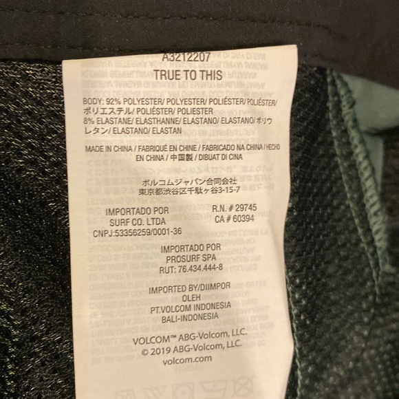 NWT!! Volcom Frickin Cross Shred Hybrid Shorts Size 36 - Picture 4 of 9